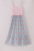 Petal perfection print mom dress